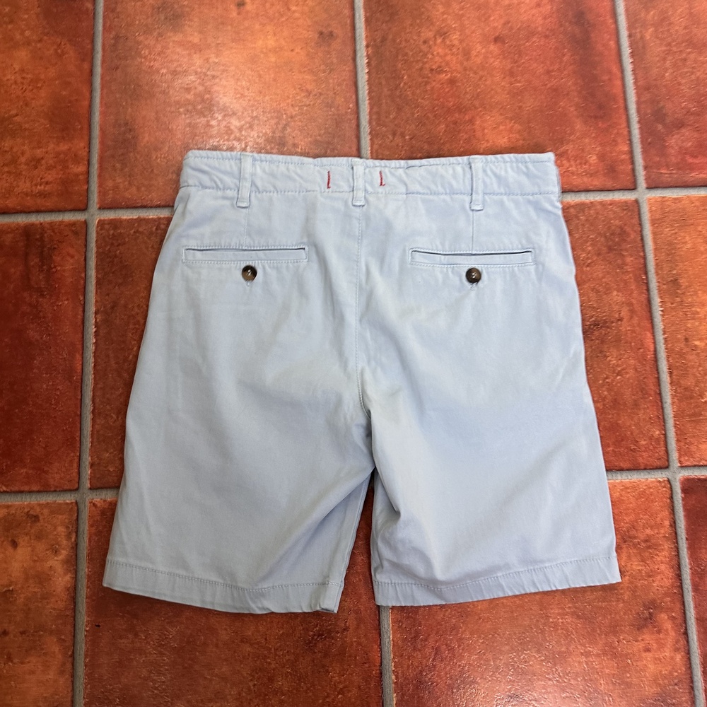 Benson Light Blue Flat Front Shorts Size 30 - Picture 3 of 3